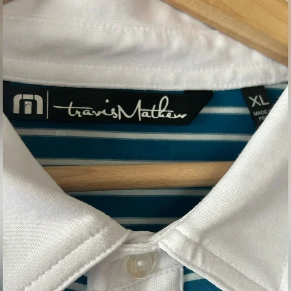 TRAVIS MATHEW mens size XL soft cotton golf polo - Picture 5 of 8